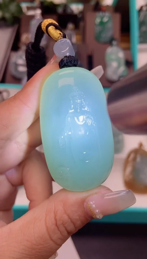 颈饰未镶嵌翡翠缅甸天然翡翠