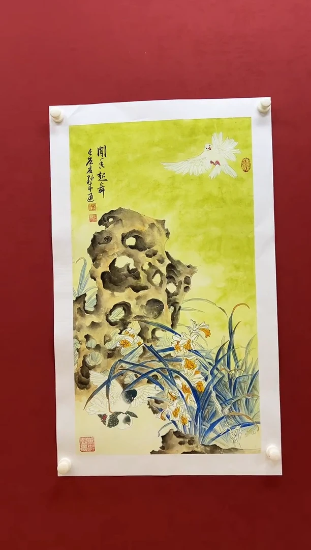 国画33孙来通老师 国画 5平尺