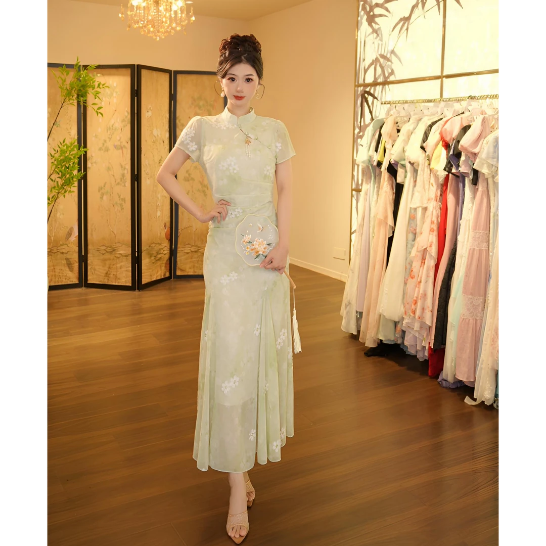 【张小小】青风拂柳-1145 连衣裙（YQ705）