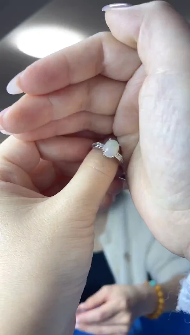 银S925镶嵌欧泊·（多样性发一件）