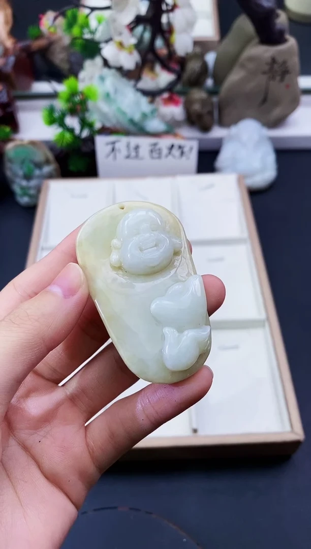 颈饰未镶嵌翡翠天然缅甸A货翡翠