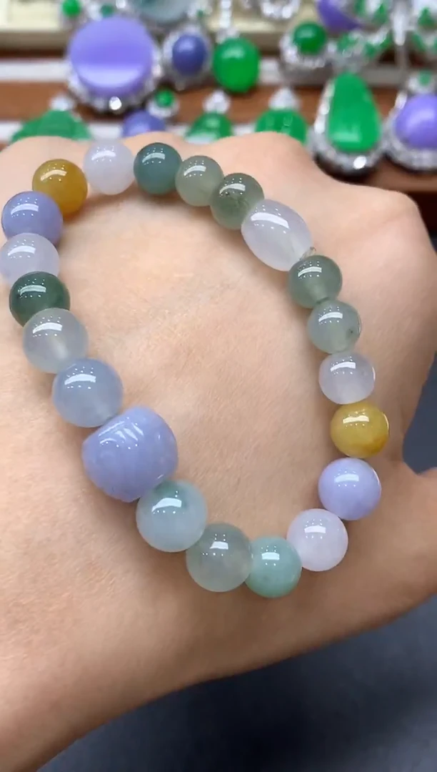 未镶嵌手链翡翠230-中国好珍宝