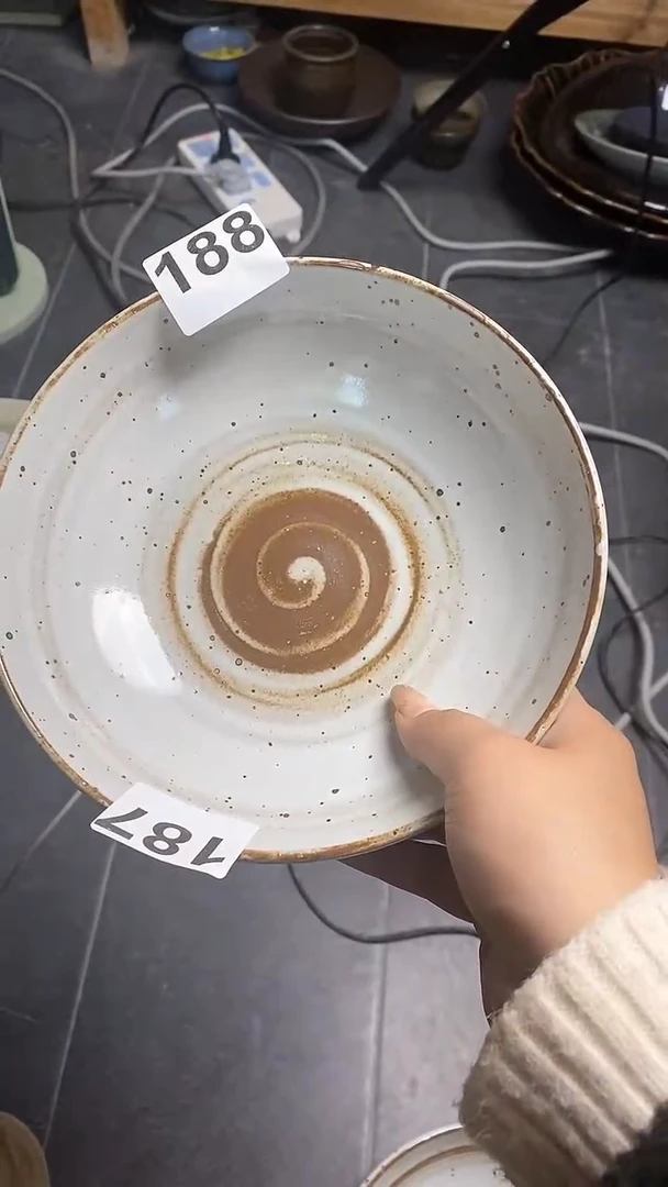 【闪购商品】碗188白麻点面碗