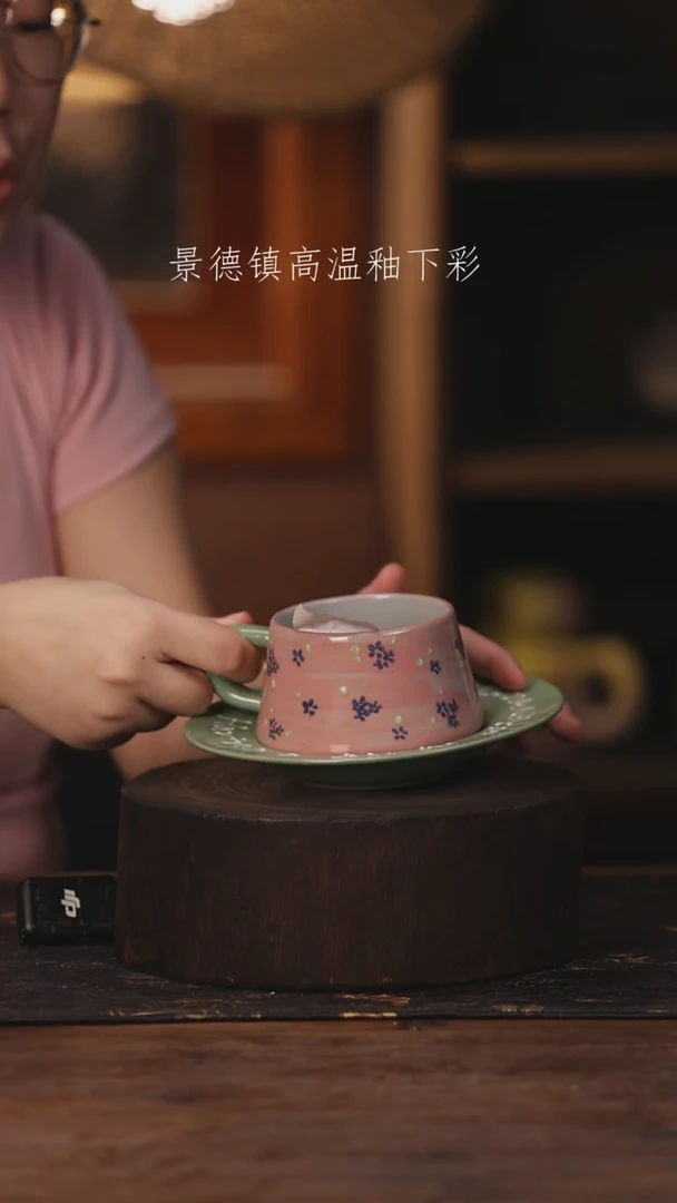 陶瓷景德镇高温釉下手绘陶瓷259