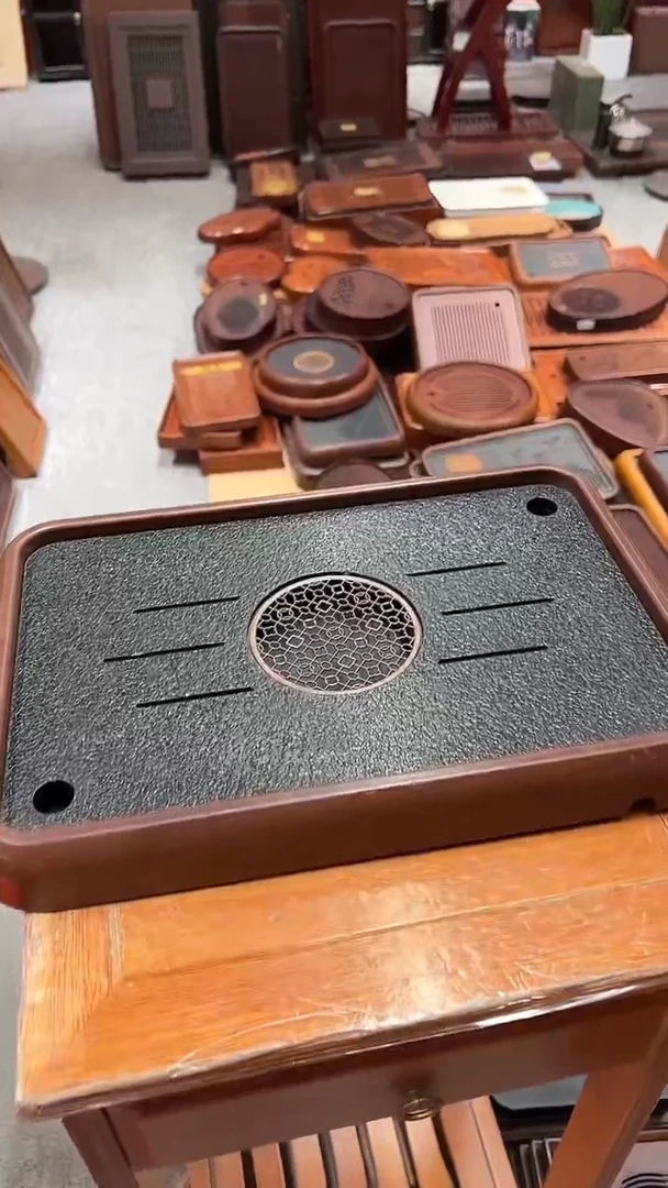 新品福利石材长39CM*宽26CM茶盘送管