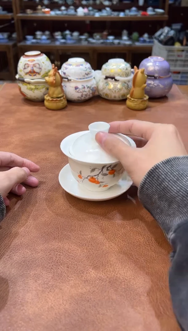 真的很便宜会开片的旅行茶具