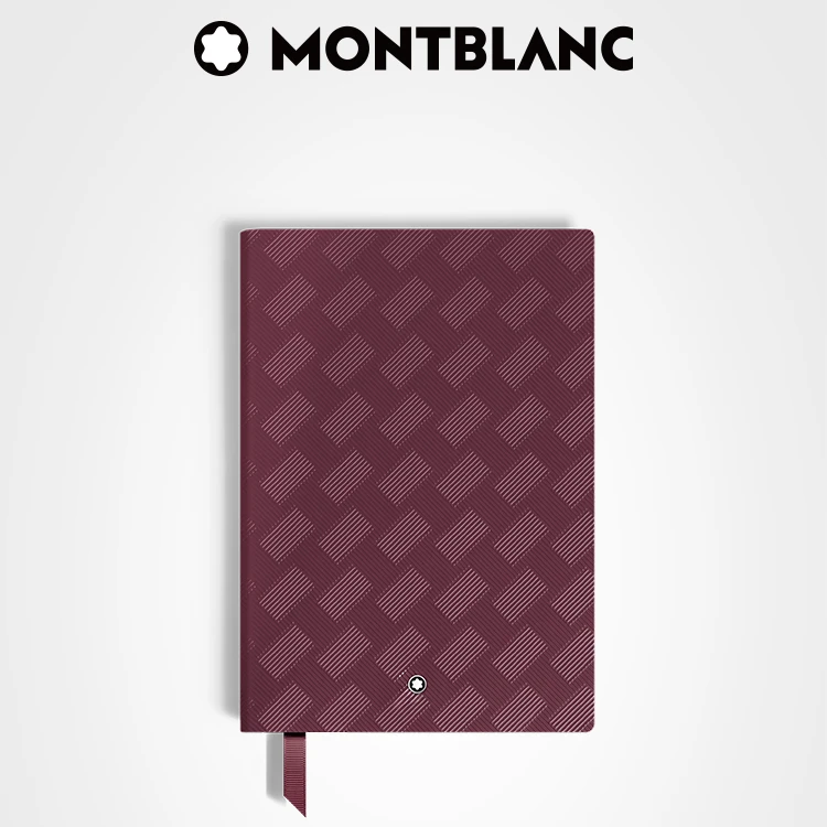 【圣诞礼物】Montblanc/万宝龙高级文具系列笔记本 波尔多红#146