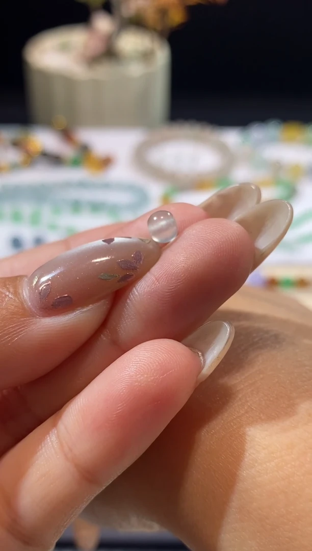 未镶嵌定制翡翠卡4.6鼓珠 福利不退不换