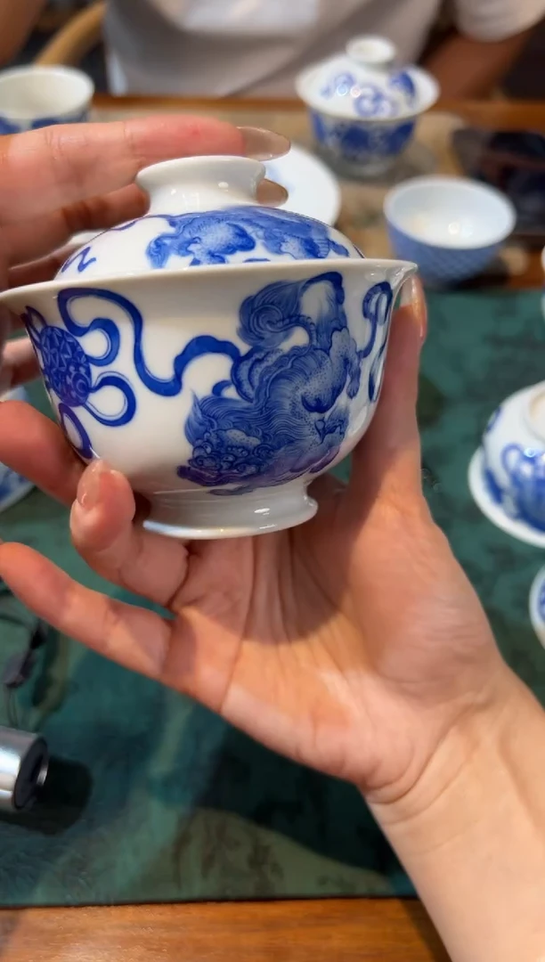 瓷片竹林草堂    四狮