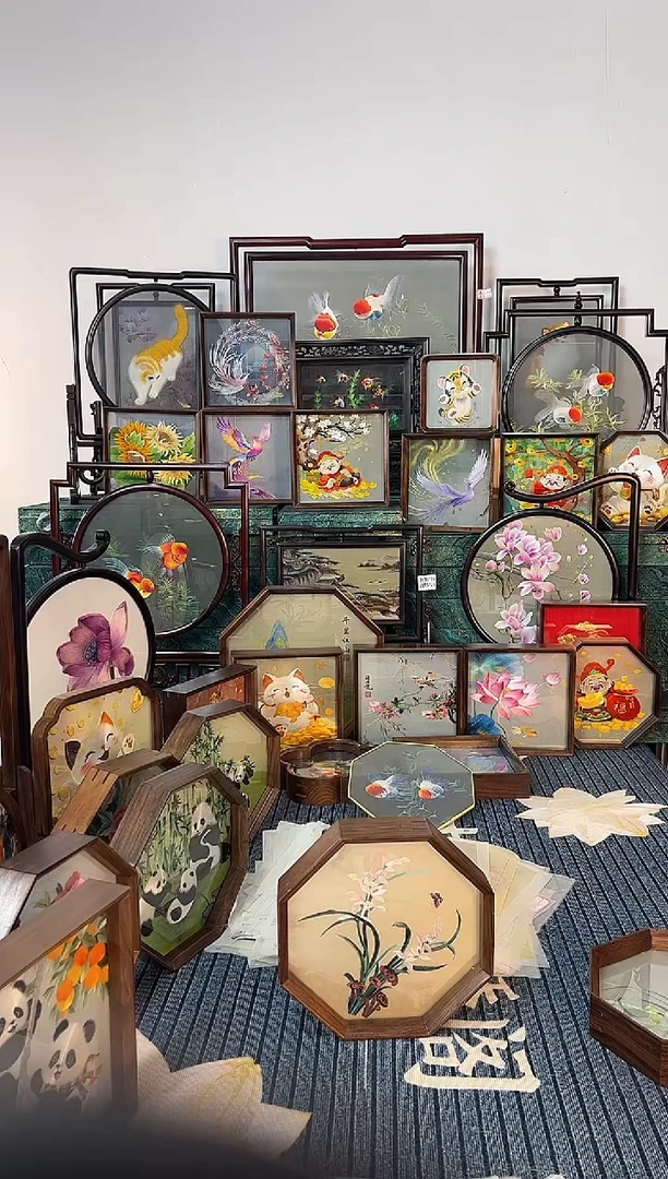 刺绣苏绣手工刺绣绣品