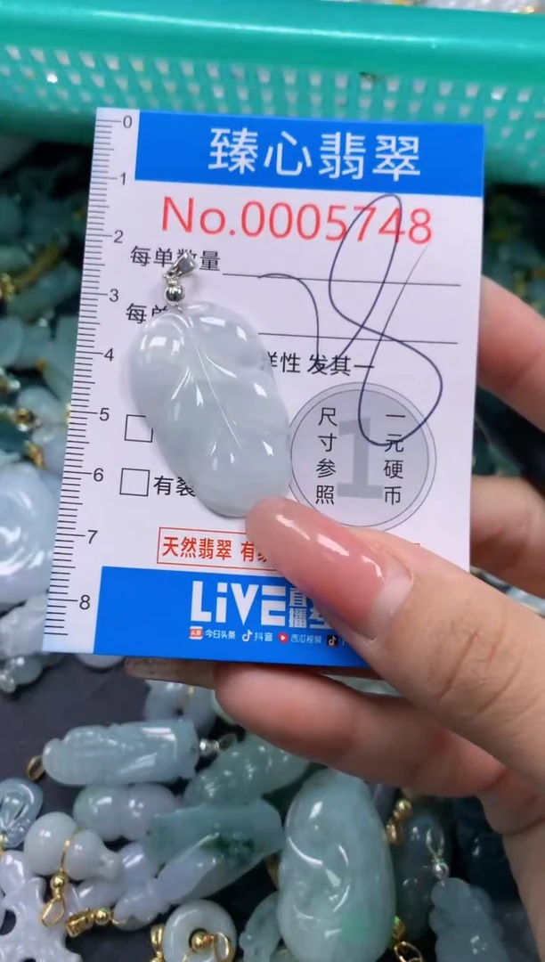 翡翠未镶嵌颈饰5748