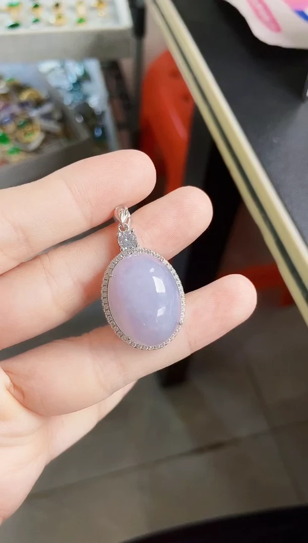 【闪购商品】翡翠颈饰银S925镶嵌24242424