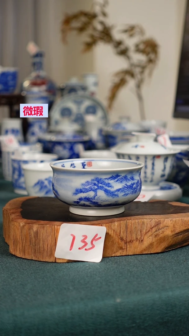 杯135全手工手绘茶器