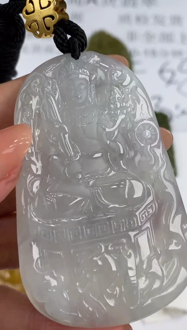 未镶嵌挂件翡翠至*305404    至简