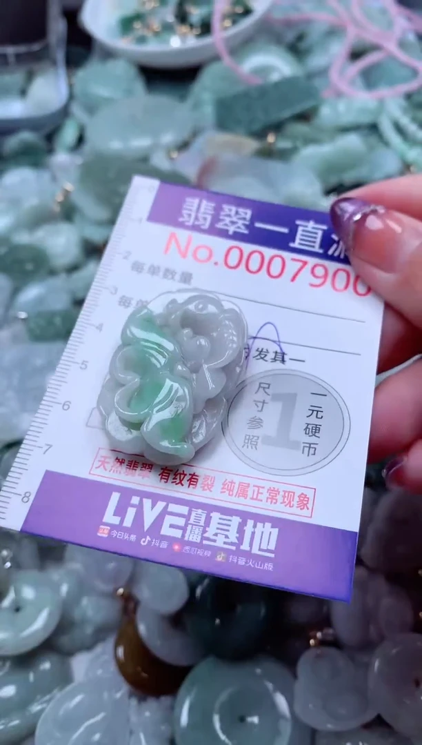 翡翠未镶嵌吊坠(不含链)7900