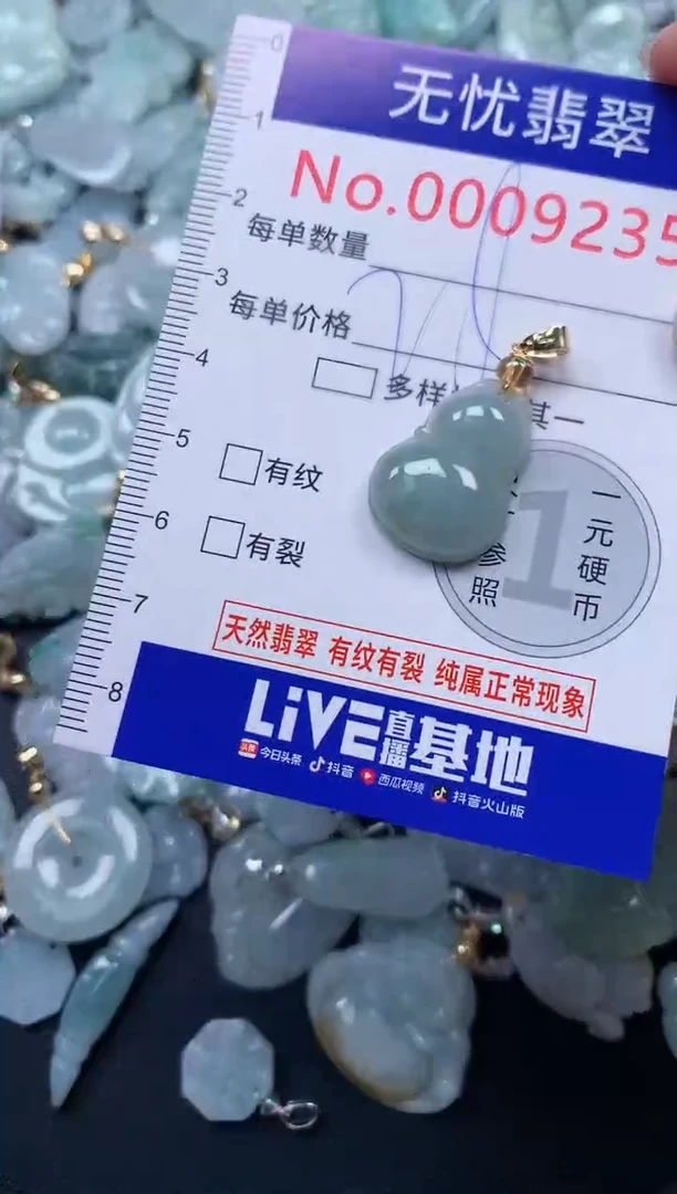 颈饰未镶嵌翡翠9235