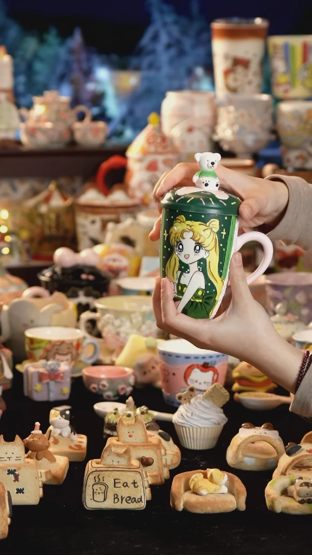 其他陶景德镇釉下彩手绘设计师款陶瓷