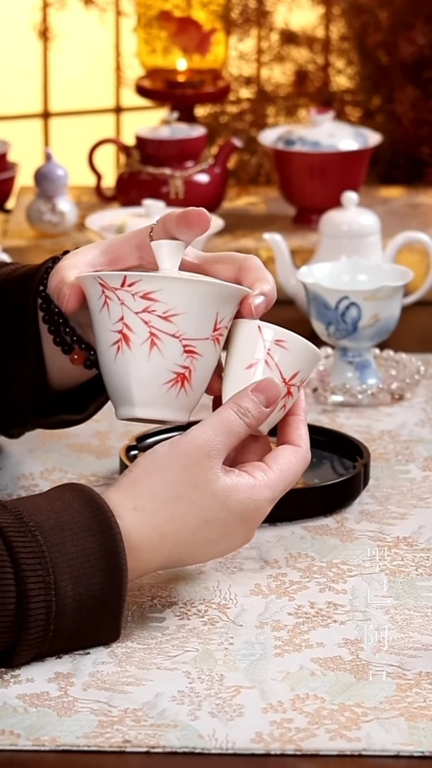 盖碗+茶杯