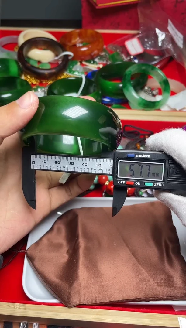 未镶嵌手镯翡翠面条推荐Z101  圈57.8