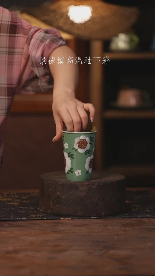陶瓷景德镇高温釉下手绘陶瓷145