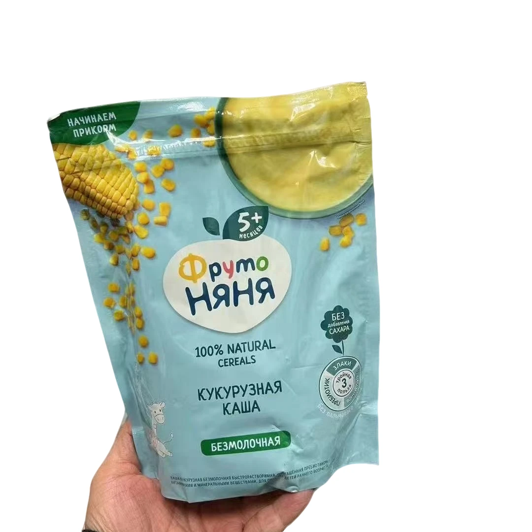 俄罗斯进口Фрутоняня婴幼儿宝宝副食品多谷物营养米粉迷糊