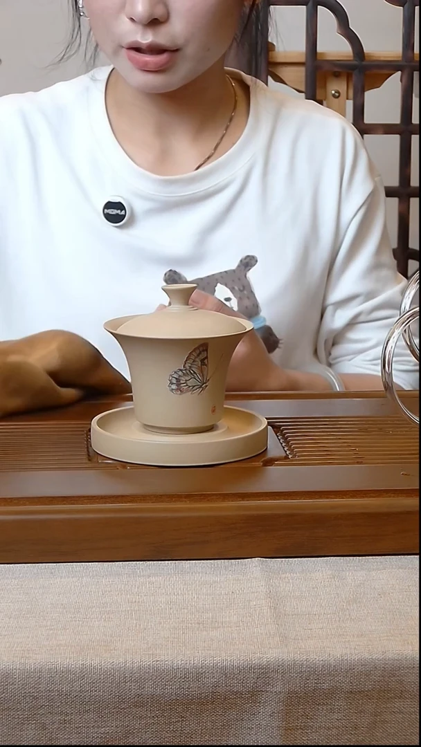 16盖碗/玖陶建水紫陶纯手工制作