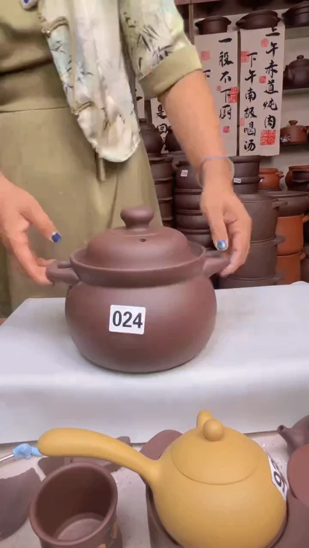 宜兴紫砂3升大肚煲024