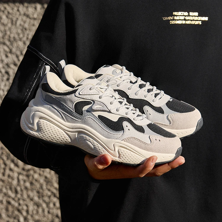 安踏星辰丨厚底舒适春季新款软底百搭潮流休闲鞋912518806-ST