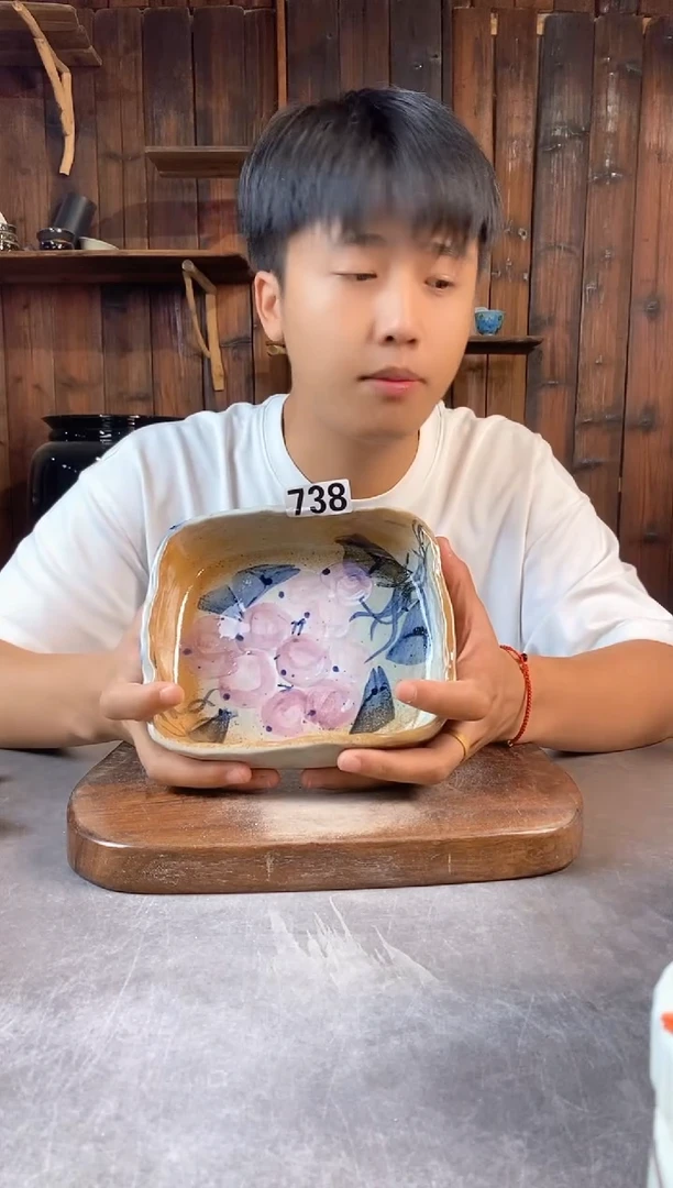 碗738，手工手绘，超值陶瓷