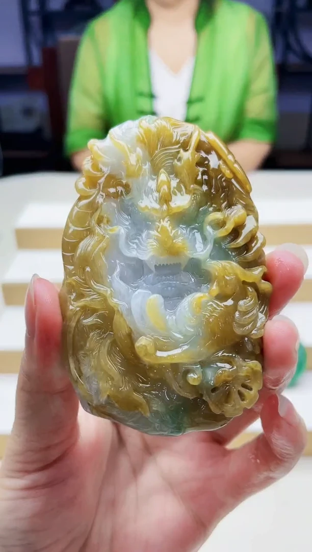 未镶嵌定制翡翠毛货09160278