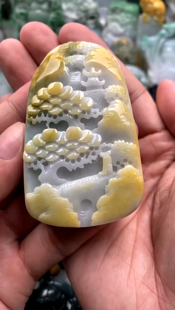 吊坠(不含链)未镶嵌翡翠1