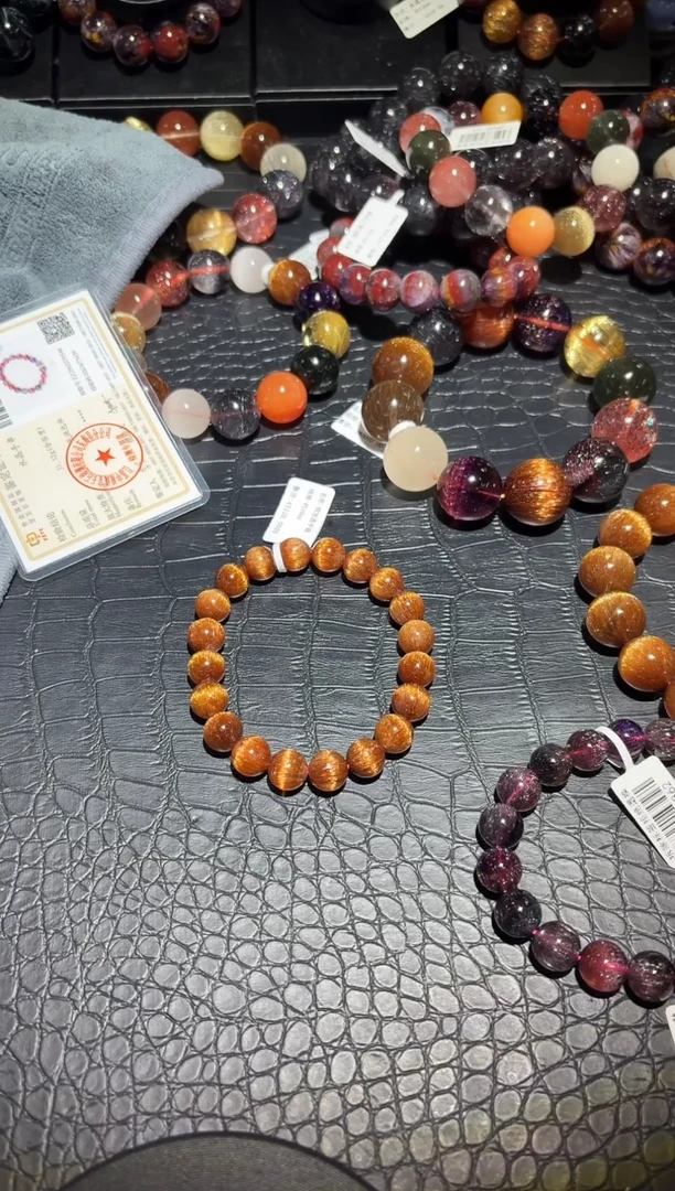 【闪购商品】水晶手链未镶嵌单圈发晶A10（多样性发其一）