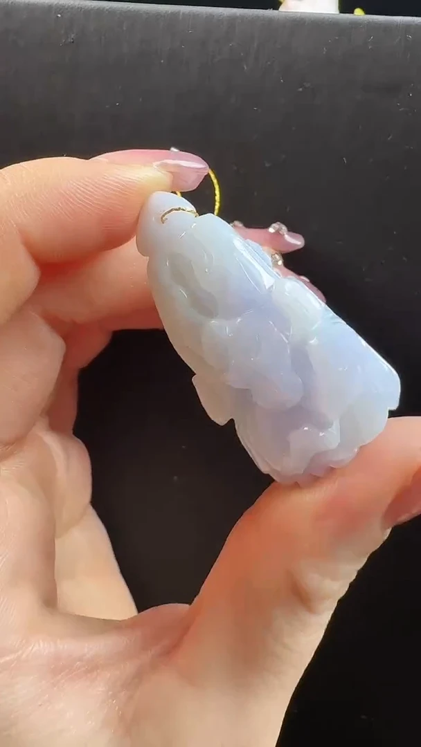 颈饰未镶嵌翡翠白菜