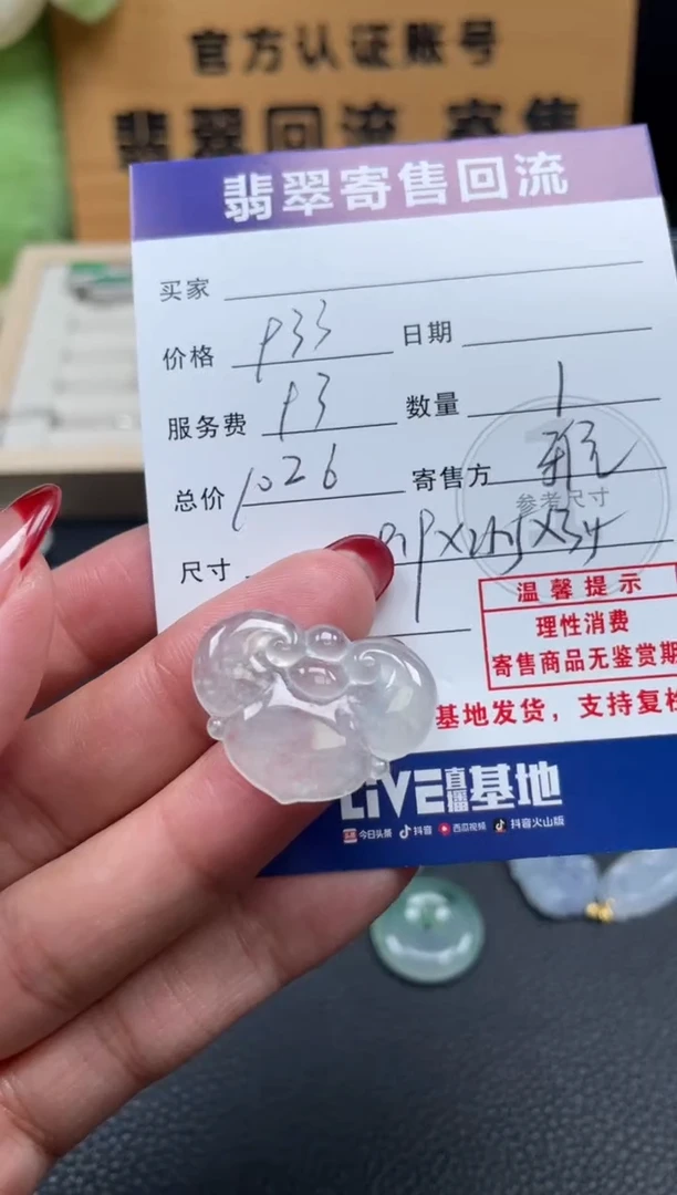 颈饰未镶嵌翡翠10152657