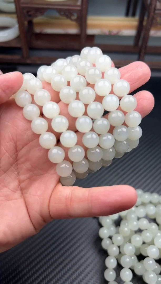 未镶嵌手串和田玉黑山微色差卡10多样性发货拍一发一