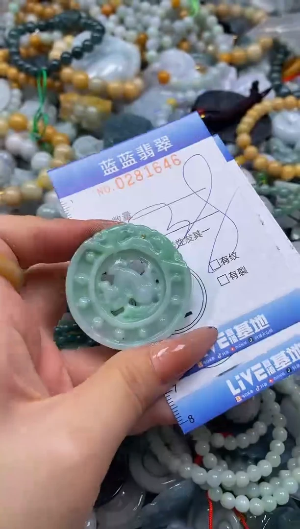 翡翠未镶嵌颈饰闪购0281646