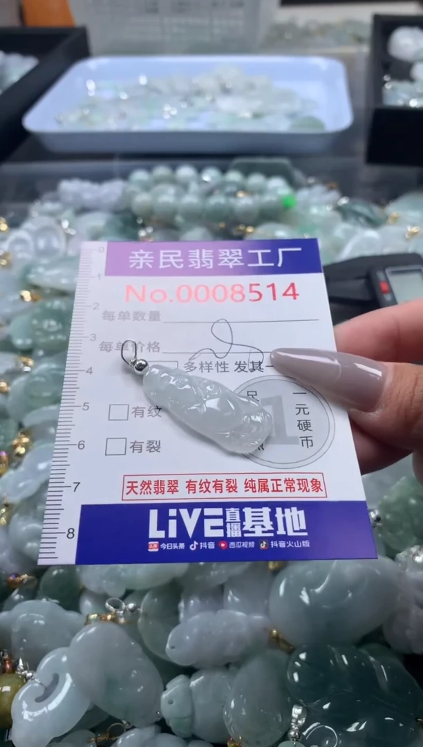 颈饰未镶嵌翡翠8514