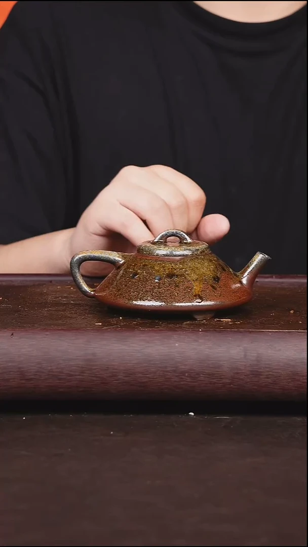 茶壶紫砂柴烧 壶
