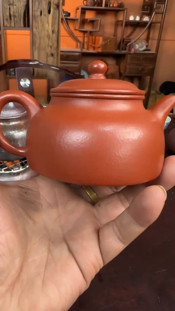 【闪购商品】紫砂全手工朱泥德钟