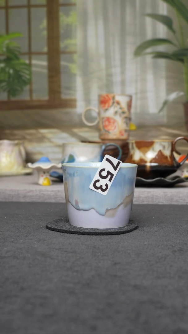 杯子陶753景德镇手工手创杯子