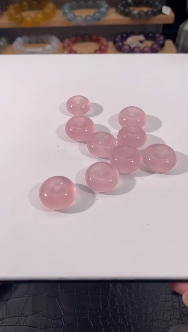 水晶手链未镶嵌A846多样性发一 粉水平安扣