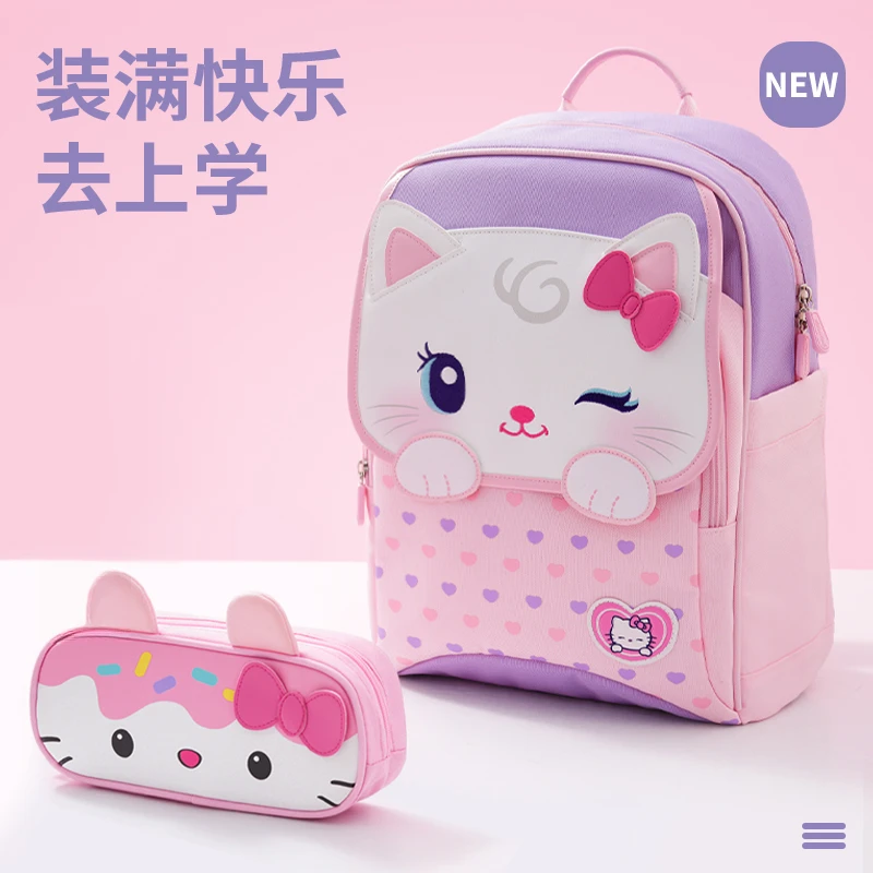 新款小学生书包一二三到六年级儿童书包超轻减负女童轻便女孩卡通