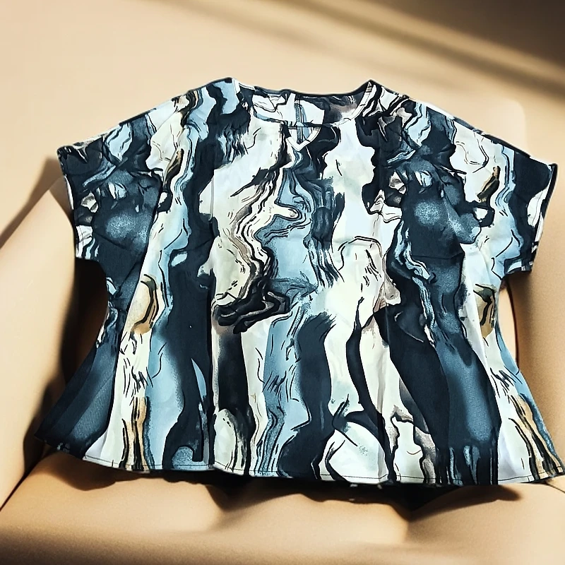 74晕染外贸没吊牌小衫