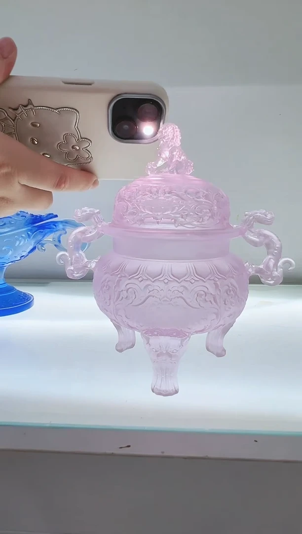 手工艺品琉璃古法琉璃帝王炉