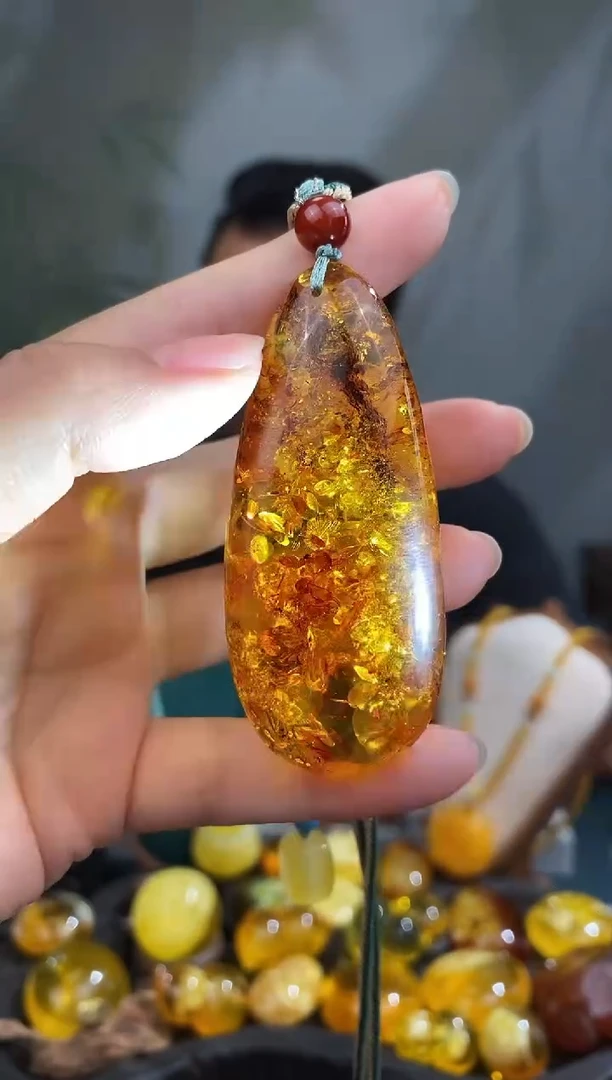 裸石琥珀未镶嵌微瑕 基地发货 一物一证 顺丰包邮