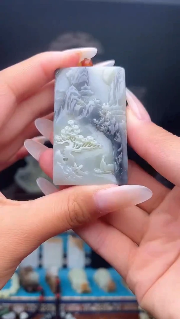 未镶嵌和田玉挂件1