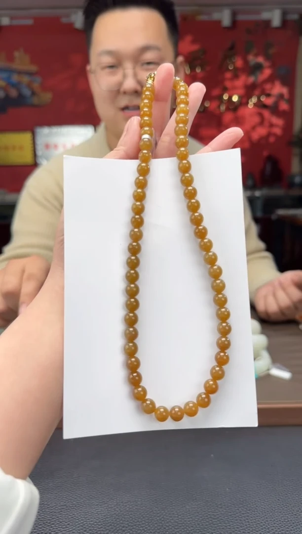 【闪购商品】和田玉颈饰未镶嵌且末糖妈妈链卡8