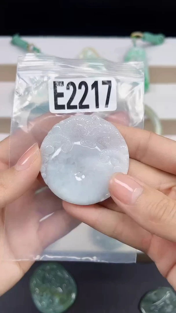 颈饰未镶嵌翡翠翡翠珠宝吊坠挂件