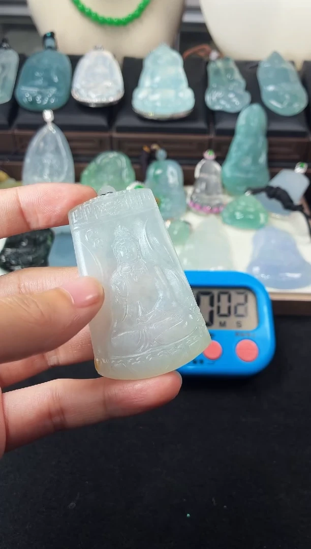 未镶嵌定制翡翠管*5026毛货不退不换