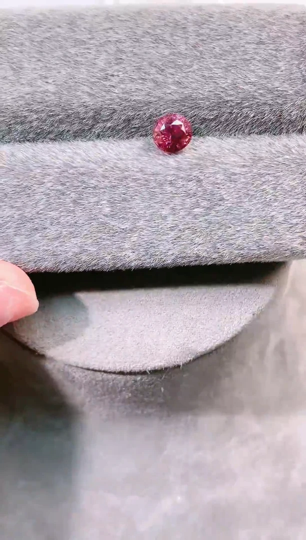 裸石蓝宝石紫红色天然蓝宝石1.5ct满火彩
